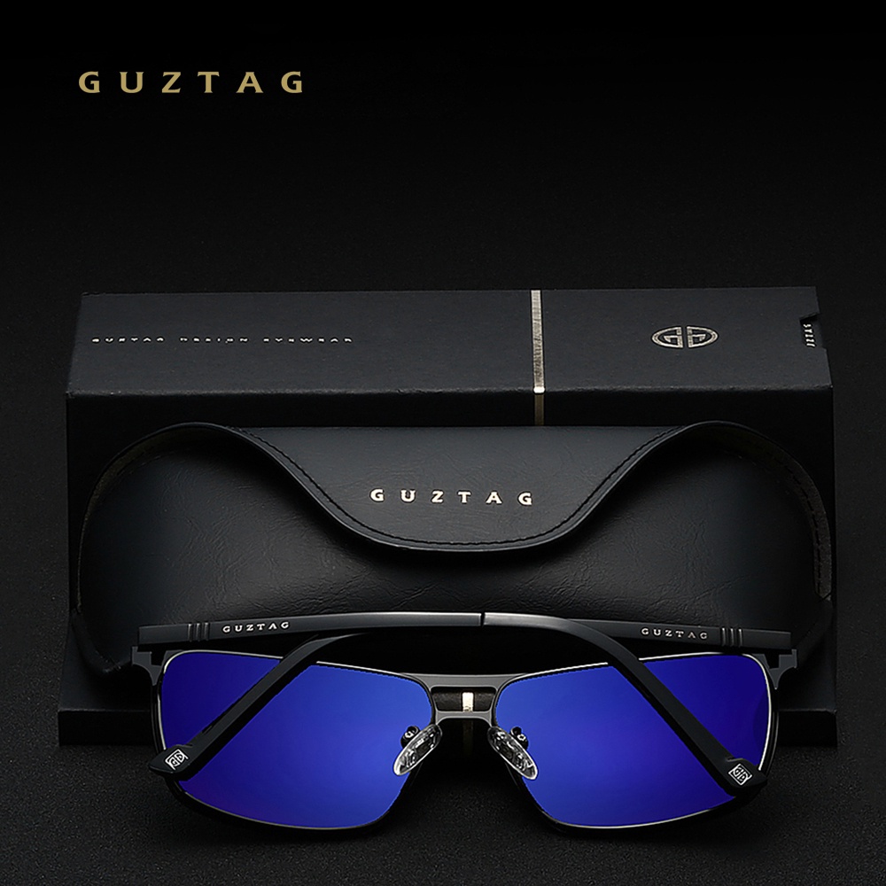 Guztag Kính Mát Phân Cực Chống Tia uv400 Bằng Thép Không Gỉ g8029 Dành Cho Nam Và Nữ