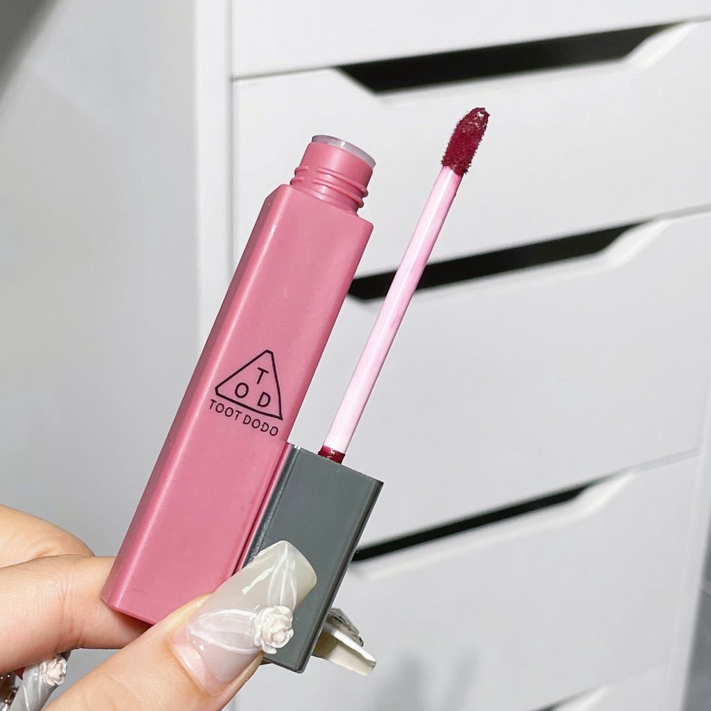 Toot dodo Son Kem Lì Chống Nước Lâu Phai Mượt Như Nhung Thiết Kế Ống Vuông Thời Trang