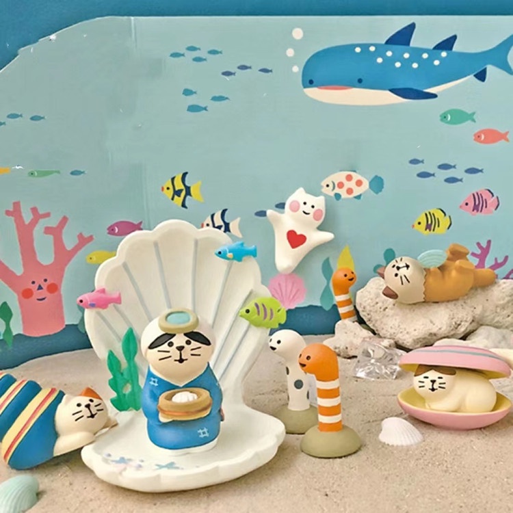 [ZAKKA] Ocean Series Shell Cat