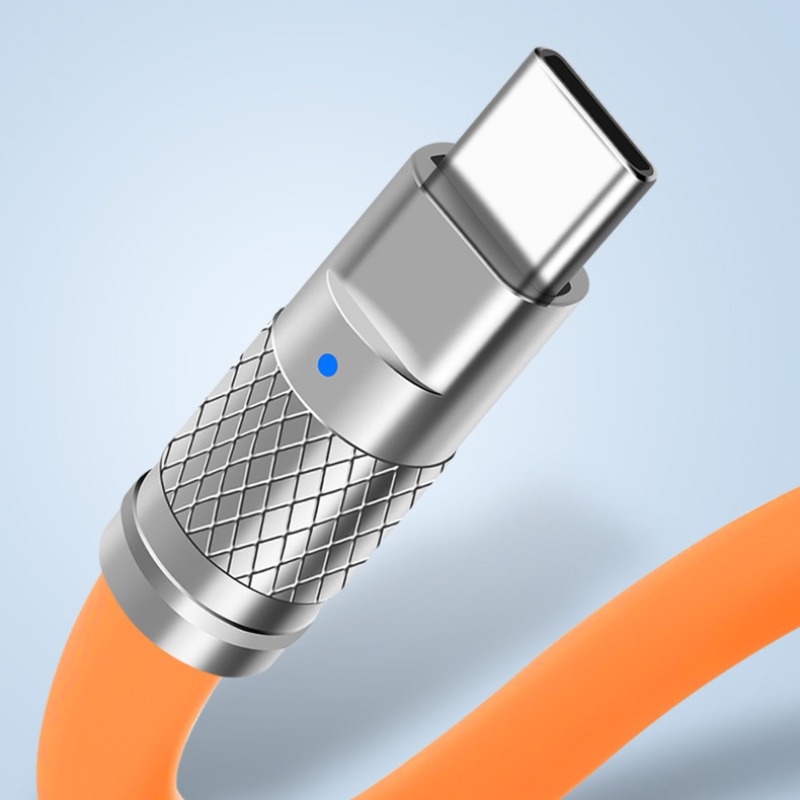 Cáp sạc nhanh SOAIY LED 120W USB sang Type-C 1m/1.5m/2m cho điện thoại di động Huawei Xiaomi và Redmi