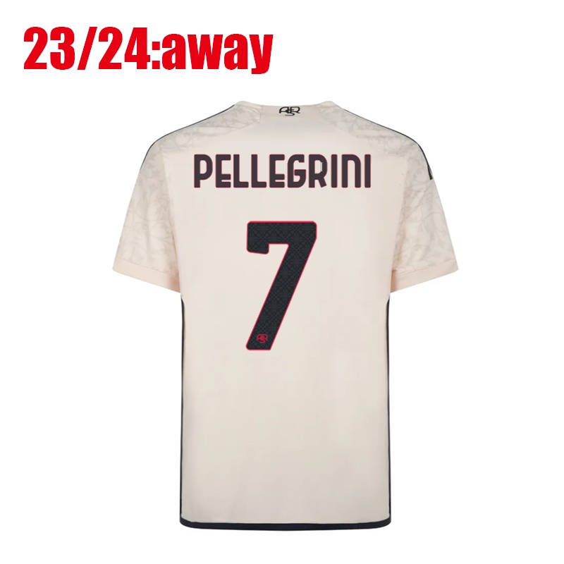 Áo Thun Đồng Phục Bóng Đá Đội Tuyển Barcelona Mùa Giải 2023 / 2024 pellegrini dybala abraham Mùa Giải 23 / 24