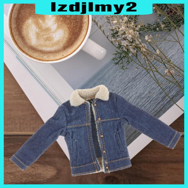 Áo Khoác Tay Dài Tỉ Lệ 1 / 12 Cho Mô Hình Búp Bê 1 / 12 6inch