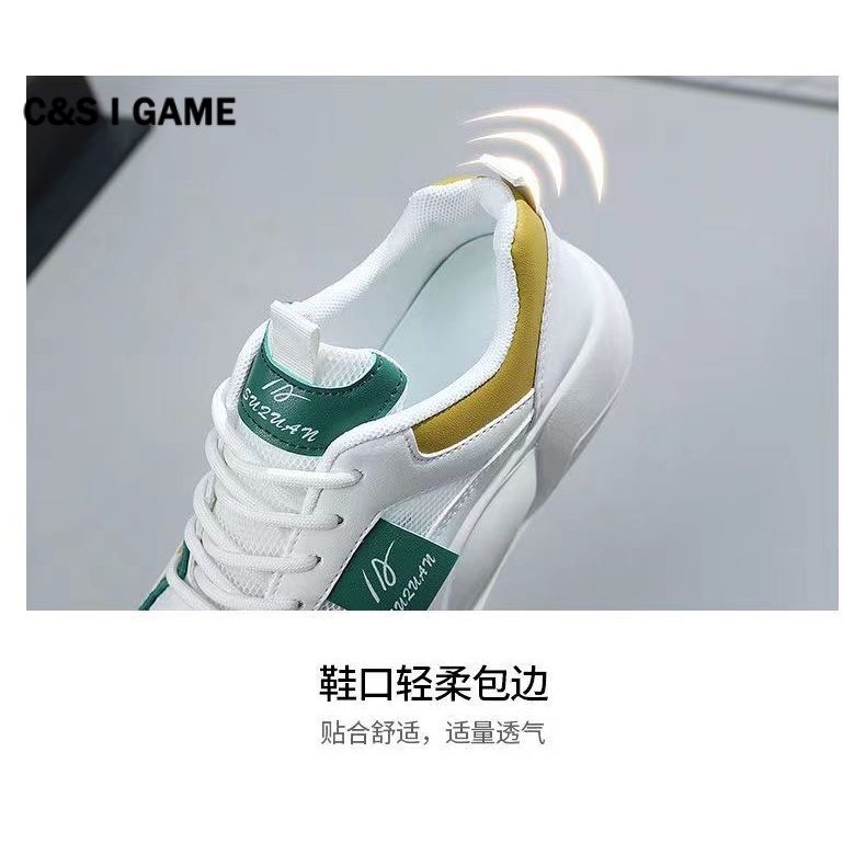 C＆S  Giày thể thao giày nữ giày bánh mì nữ đế cao 2023 Siêu Mềm Xinh Xắn FYD2390QHX 37Z230912