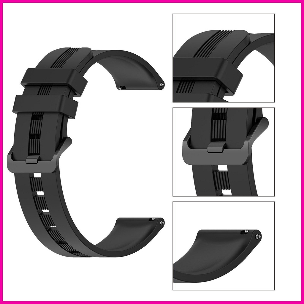 Dây Đeo Thay Thế Bằng Silicon Mềm Thoáng Khí Nhiều Màu 20mm Chowatchgt3 se