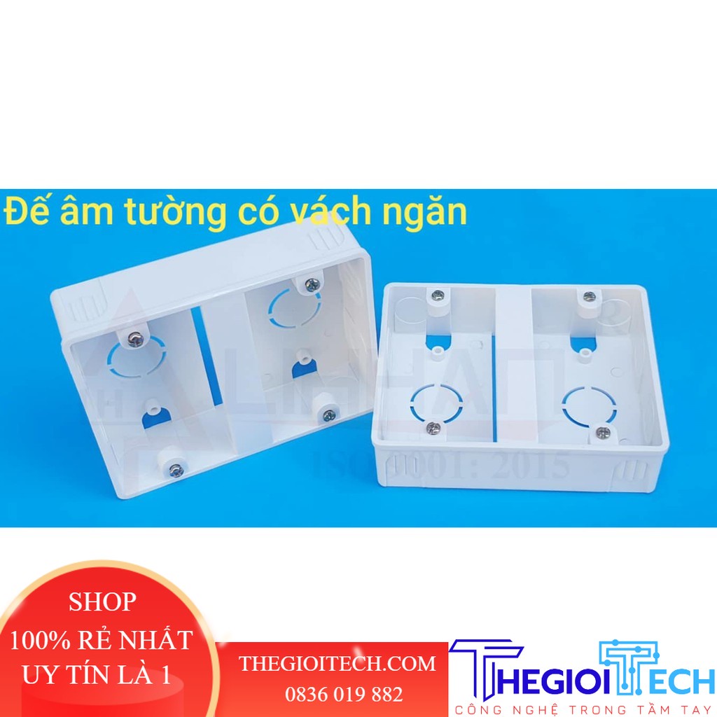 Đế âm tường có vách ngăn, Z88 đôi