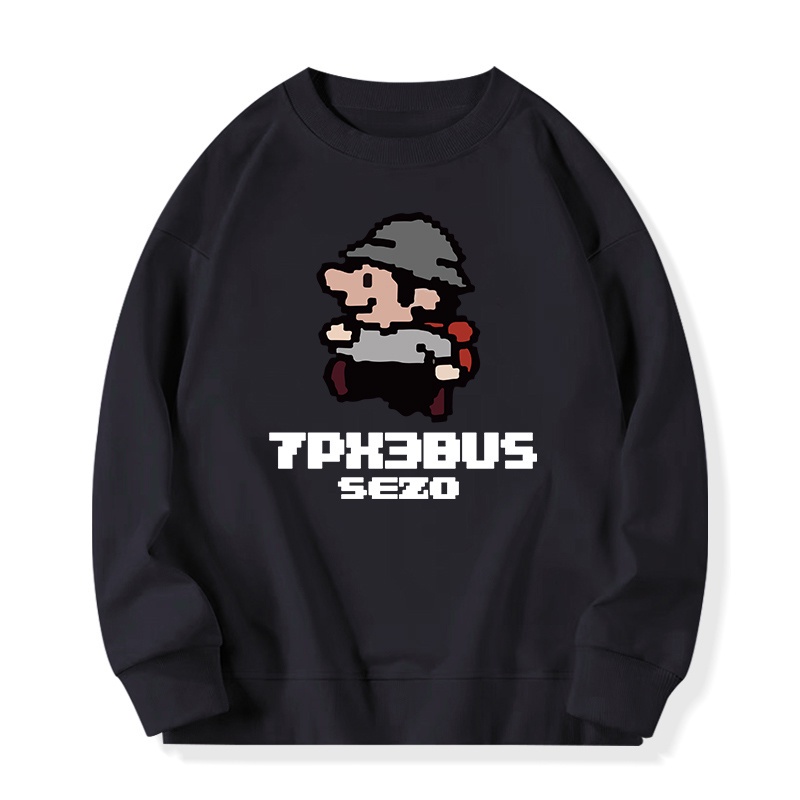 HOT Áo sweater  chất liệu cotton tay dài in họa tiết phong cách đường phố Mỹ thời trang cho nữ oversize