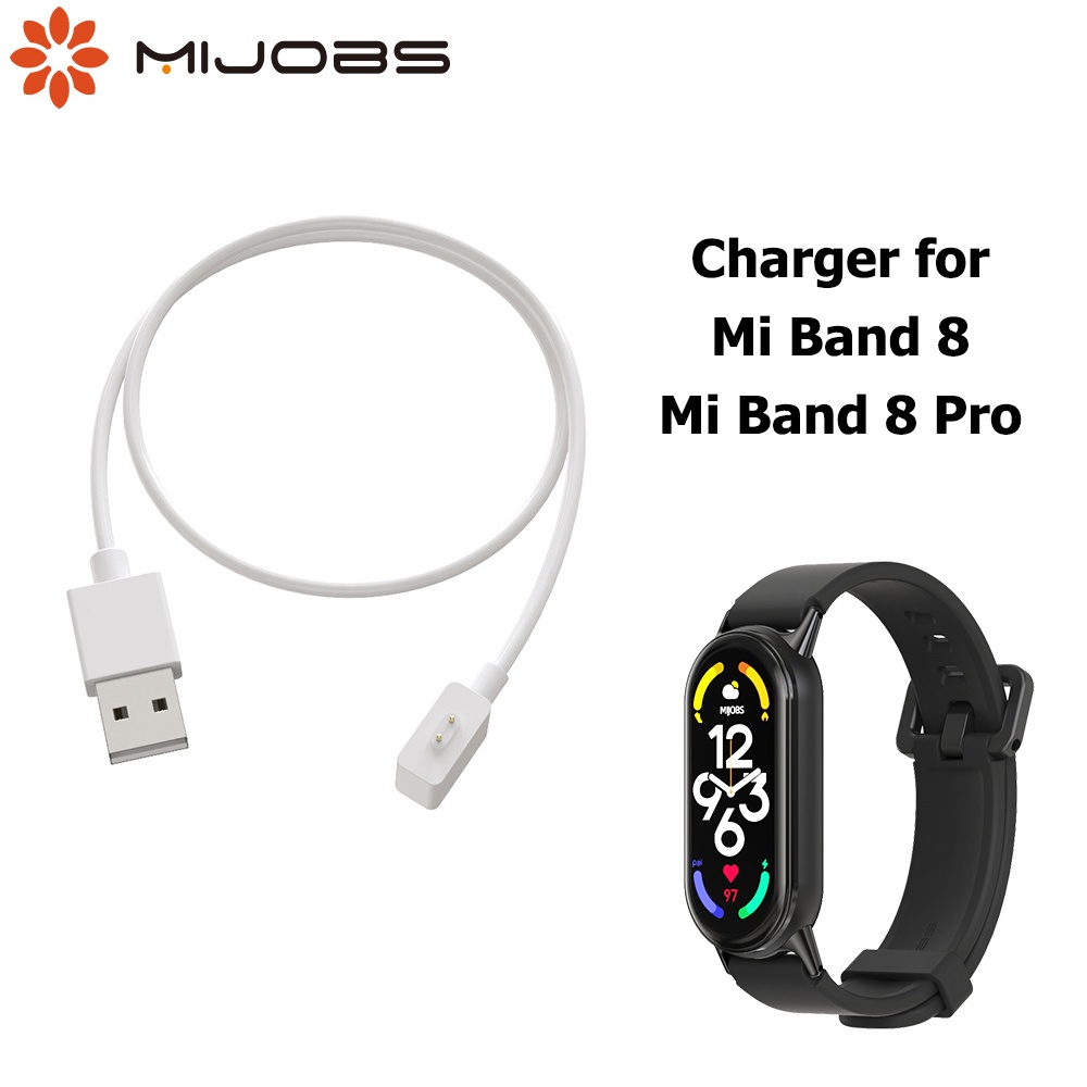 Mijobs Dây Cáp Sạc usb Thay Thế Chuyên Dụng Cho xiaomi mi band 7 pro / mi band 8 pro / mi band 7 / mi band 6 / mi band 5 / mi band 4 / mi band 3 / mi band 3 2