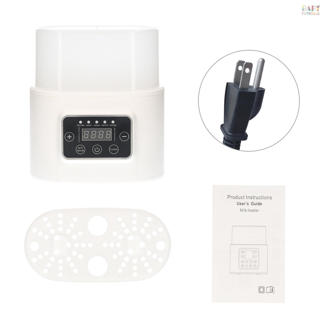 Máy Hâm Nóng Bình Sữa Em Bé 5 Trong 1 Màn Hình Kỹ Thuật Số Có Hẹn Giờ Tiệt Trùng Giữ Ấm Cho Mẹ Và Bé