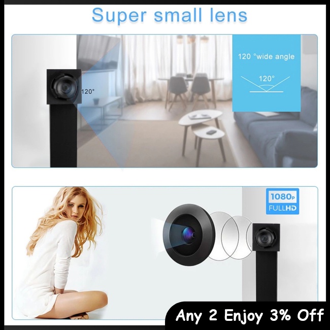 Camera Hồng Ngoại wifi hd 1080p mini Tầm Nhìn Ban Đêm