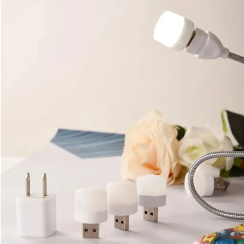Set 10 Đèn Tròn Cổng usb Đa Năng Bảo Vệ Mắt