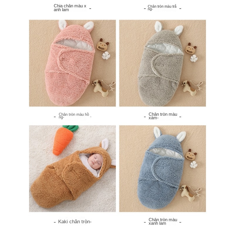 Túi Ngủ Dày Dặn Chống Sao Băng Quấn Bé Sơ Sinh Vào Mùa Thu Và Mùa Đông