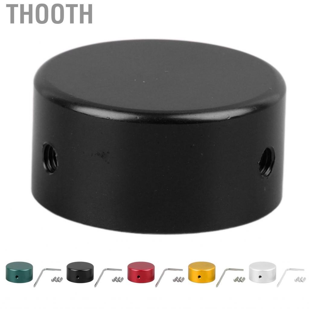 Thooth Guitar Effect Pedal Knob Hat  Aluminum Stylish Footswitch Topper Multi Functional for Replacement