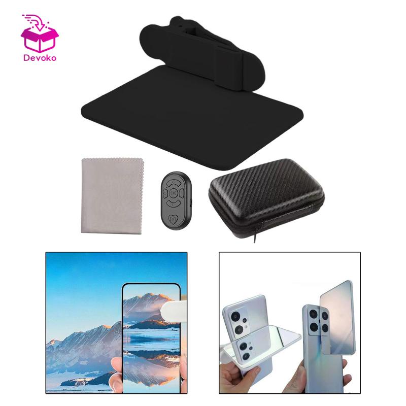 Gương Phản Quang Kẹp Điện Thoại / Máy Ảnh / Gương Chụp Ảnh Mang Đi Du Lịch Tiện Dụng