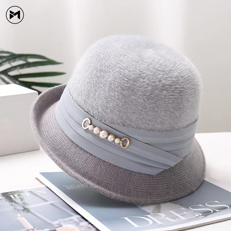 Nón Tai Bèo Chất Liệu Nhung Cao Cấp Thời Trang Mới 2023 Cho Nữ Trung Niên