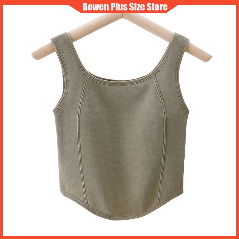 Áo Sát Nách Thể Thao Có Đệm Ngực Thoáng Khí Màu Sắc Trơn Dễ Phối Đồ Cho Nữ