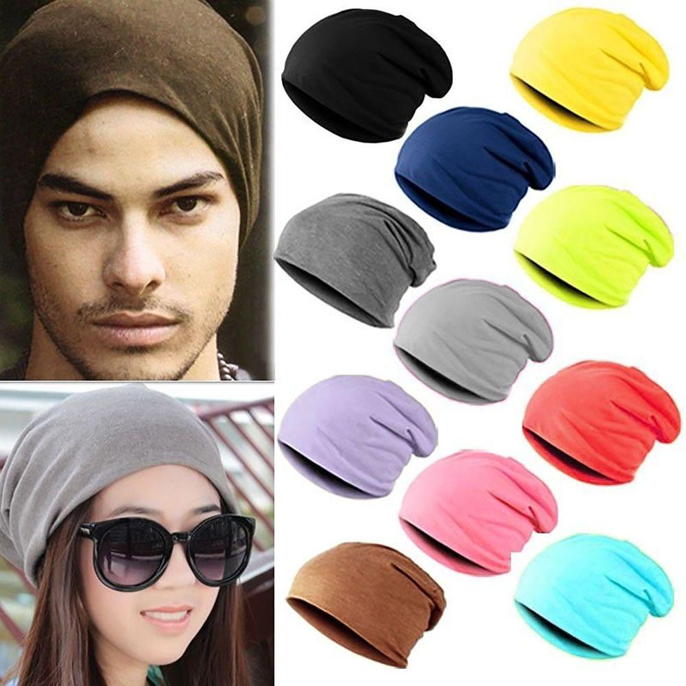 Mũ beanie Màu Trơn Giữ Ấm Mùa Đông osier1 Cho Nam Nữ