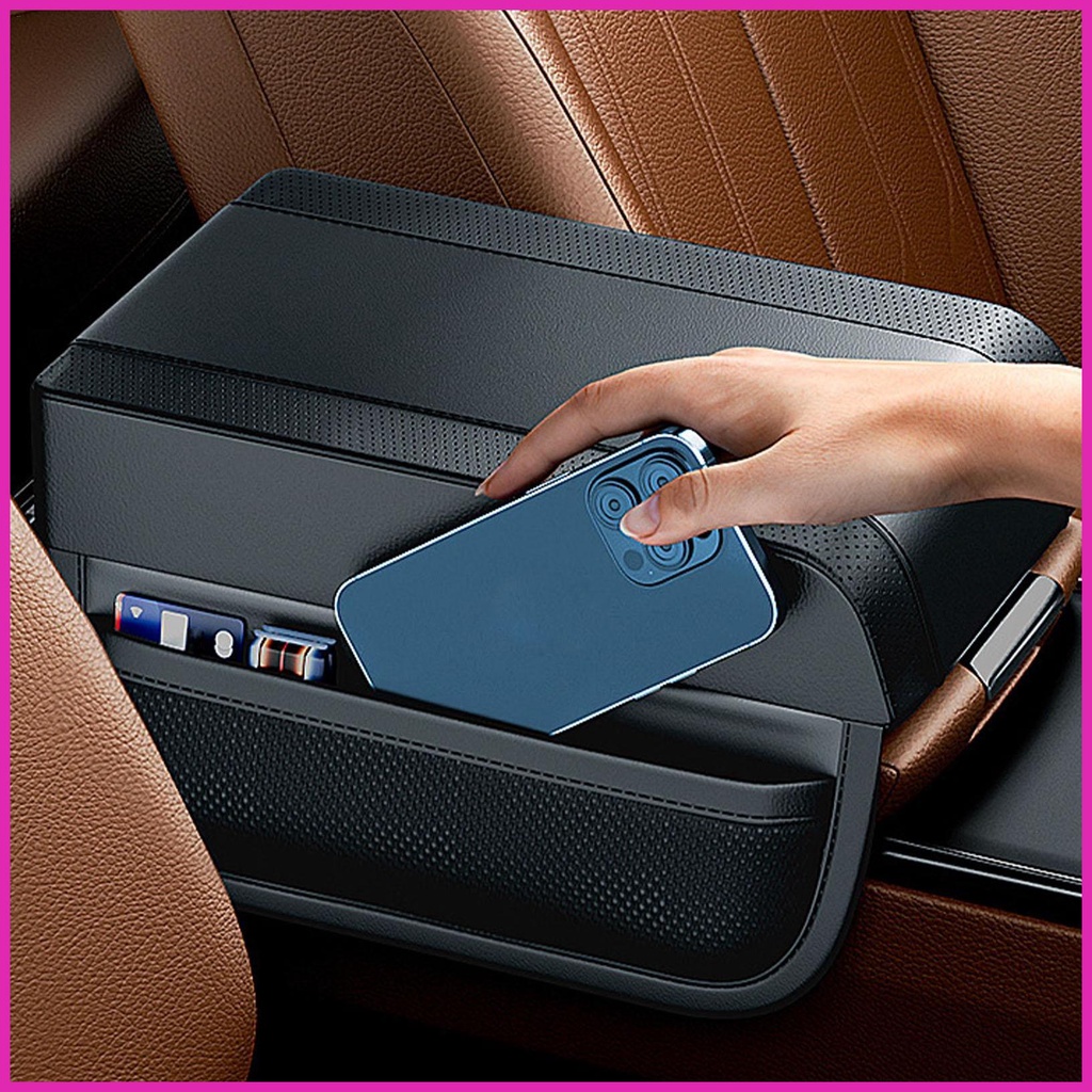 Đệm Da Lót Hộp Tỳ Tay Xe Hơi Dày Dặn Linh Hoạt Và Hiệu Quả