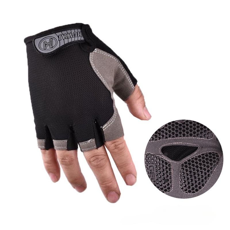 Găng Tay Thể Thao Nửa Ngón Chống Trượt Thống Khí Tập Gym/Yoga Tập Xà Đợn Cho Nam và Nữ
