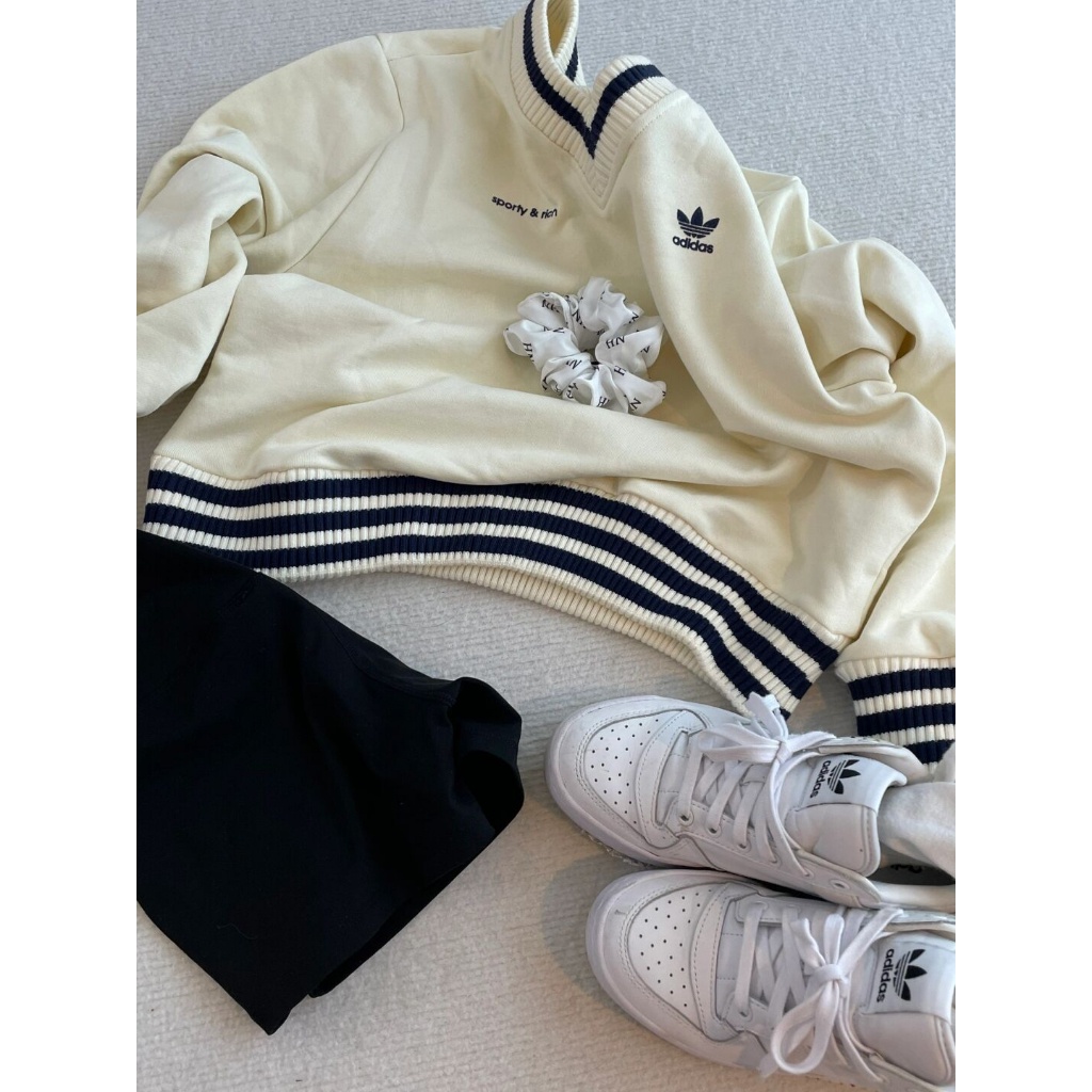 Adsporty jennie new in v Áo Len jennie Cổ