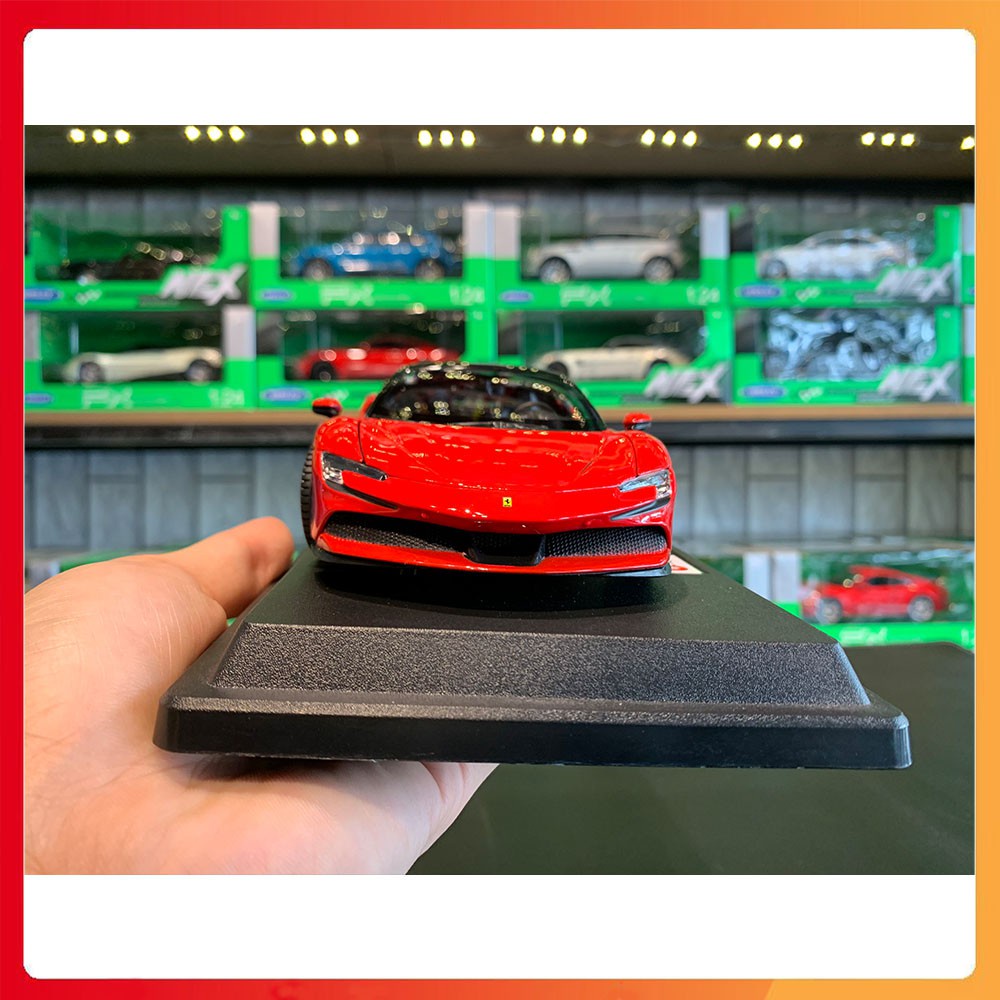 Mô hình xe Ferrari SF90 Stralade tỉ lệ 1:24 Bburago bản full
