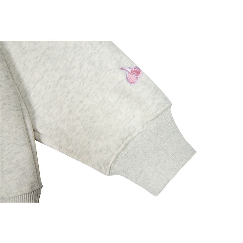 Kirsh-áo Hoodie Lông Cừu Mỏng Thêu Họa Tiết Hoàn Hảo Cần Thiết Cho Du Lịch Hàng Ngày Cho Nam Và Nữ