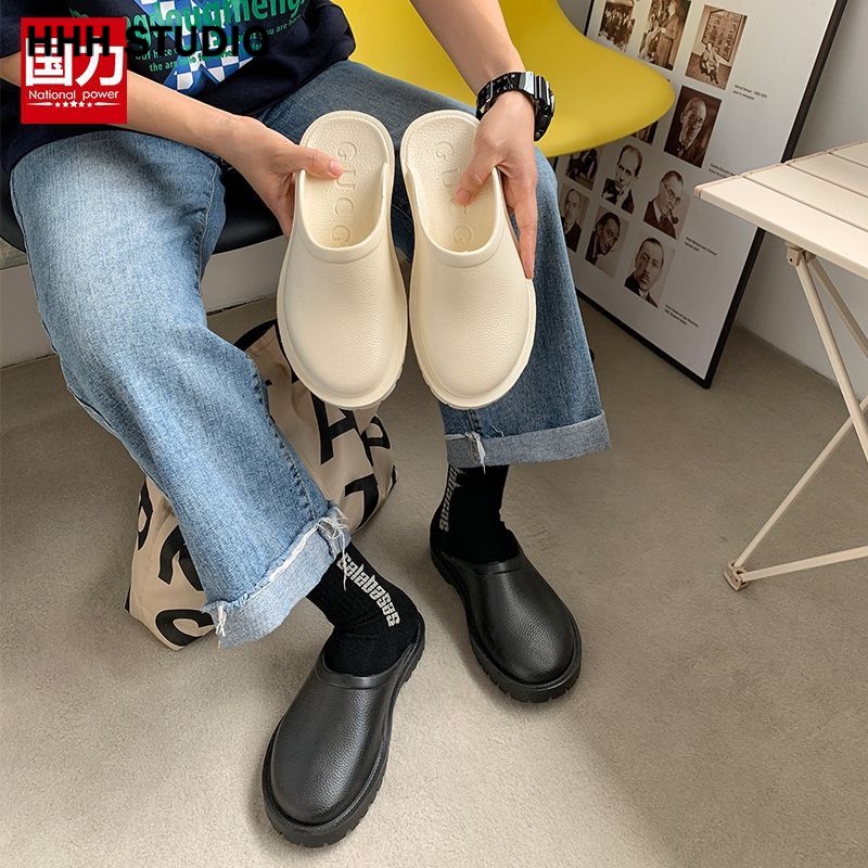 HHH GUCCI Dép sục dép crocs Giày Lười đế cao dép bánh mì FBT2390VQR 37Z230912