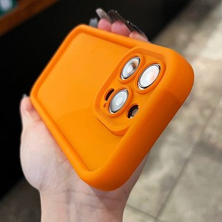 Ốp Điện Thoại Silicone Mềm Chống Sốc Màu Cam Cho iphone xr xs max x 11 11Promax