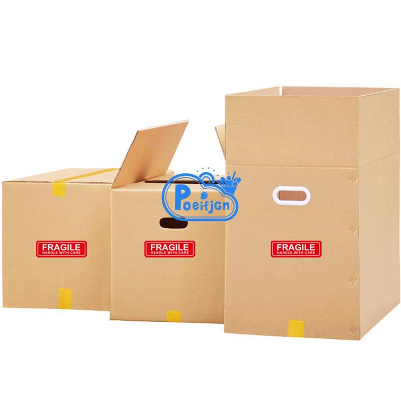 1 Cuộn / 500 Nhãn Dán Có Tay Cầm Chăm Sóc - Để Di Chuyển, Gửi Hàng, Gửi Thư