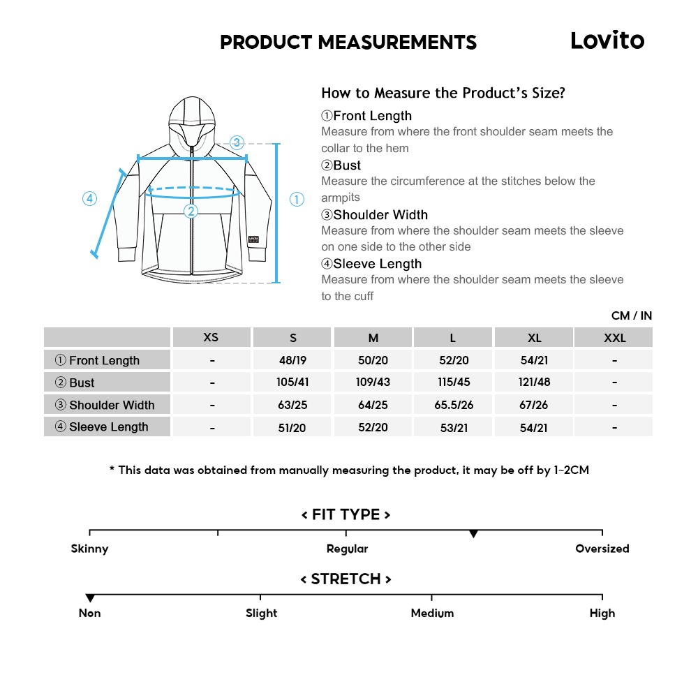 Áo sweatshirt Lovito màu trơn phối khóa kéo phong cách thường ngày cho nữ L58AD050 (Xám)