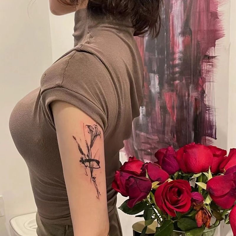 Hình Xăm Dán Tạm Thời Họa Tiết Cô Gái Gợi Cảm Chống Nước Trong 7 Ngày