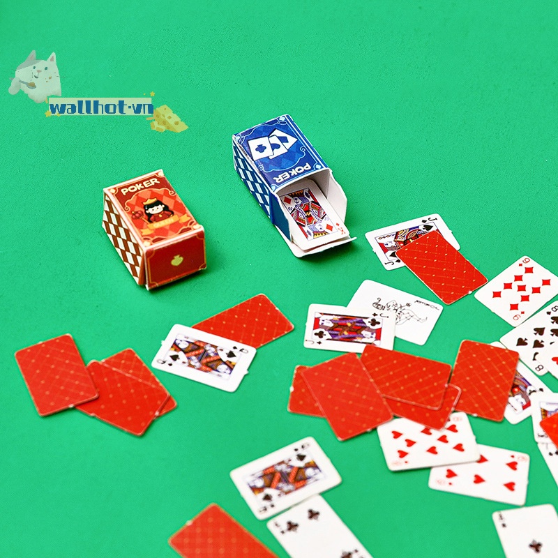 1 Bộ Bài poker mini Bỏ Túi Siêu Dễ Thương Sáng Tạo