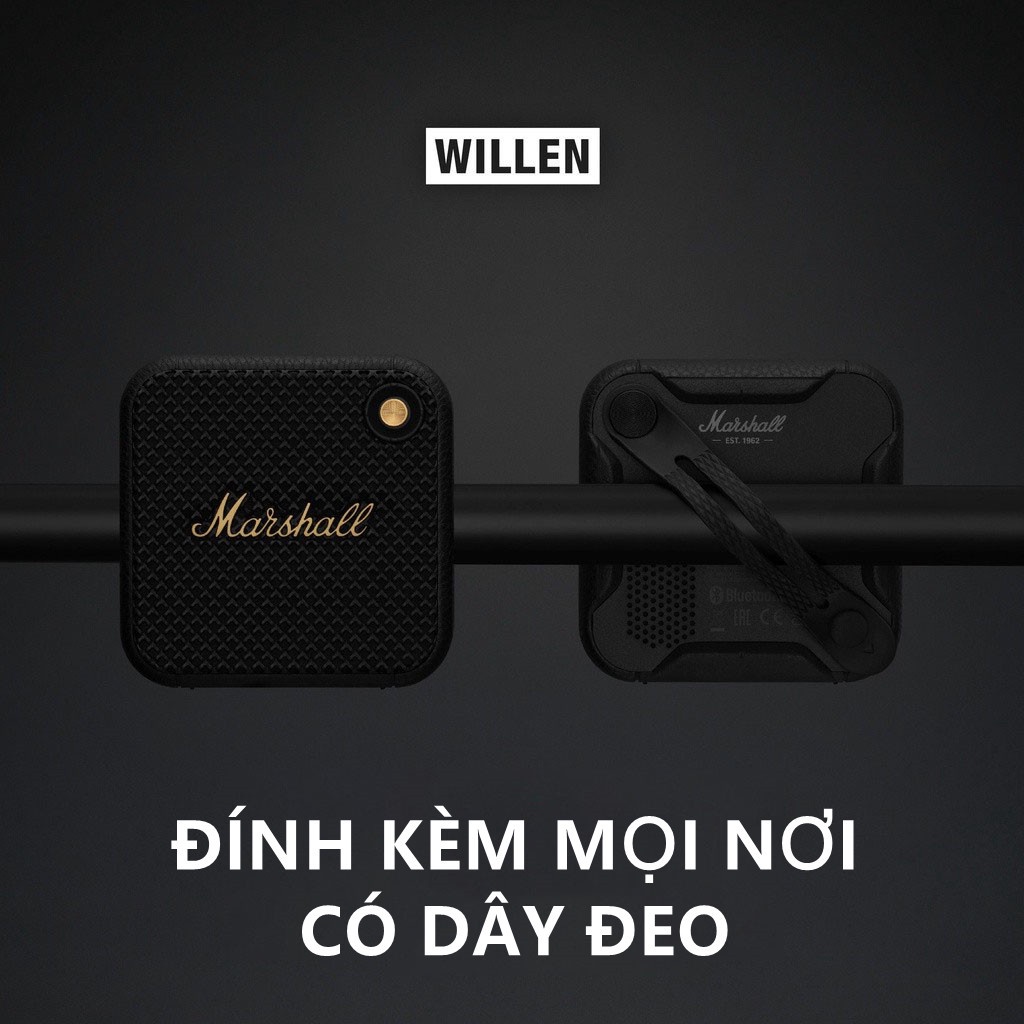 Loa Bluetooth Marshall Willen chính hãng loa mini không dây bass chất lượng âm thanh siêu tốt bảo hành 3 tháng