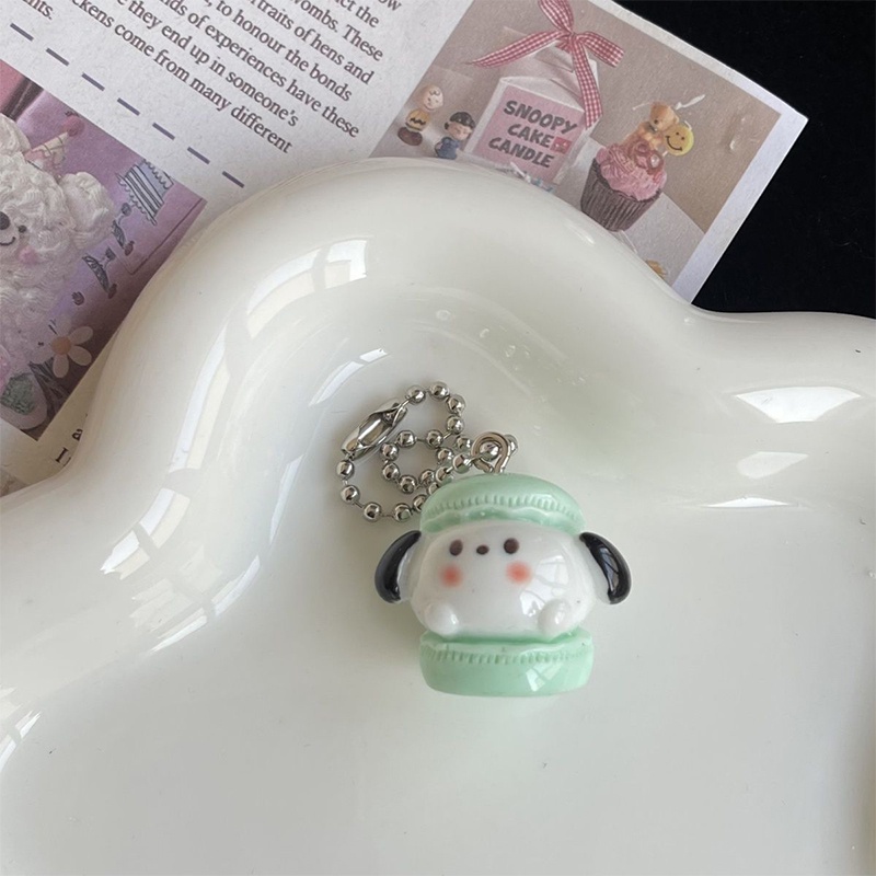 SANRIO Dễ Thương Móc Khóa Hoạt Hình Cún cinnamon Đáng Yêu
