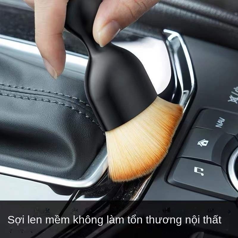 Bàn Chải mini Lông Mềm Vệ Sinh Khe Điều Hòa Xe Hơi vinfast Toyota Honda Benz BMW Mitsubishi