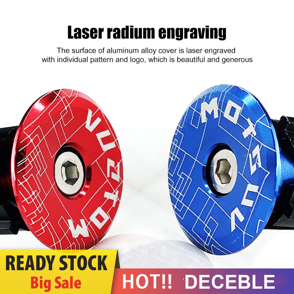Bộ 2 Nút Gắn Tay Lái Xe Đạp mtb Bằng Hợp Kim Nhôm
