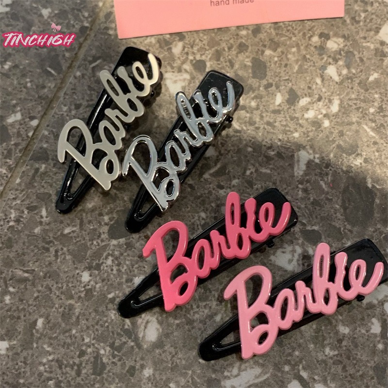 Kẹp Tóc Kim Loại y2k Hình Chữ barbie Thời Trang Cho Nữ
