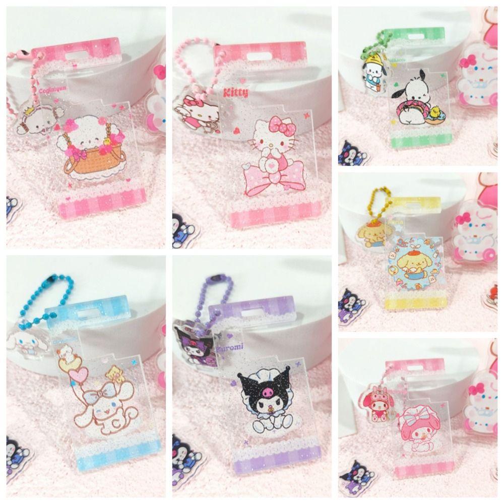 Mmluck cinnamoroll Giá Đỡ Điện Thoại Bằng acrylic Nhẹ Họa Tiết kitty Lấp Lánh