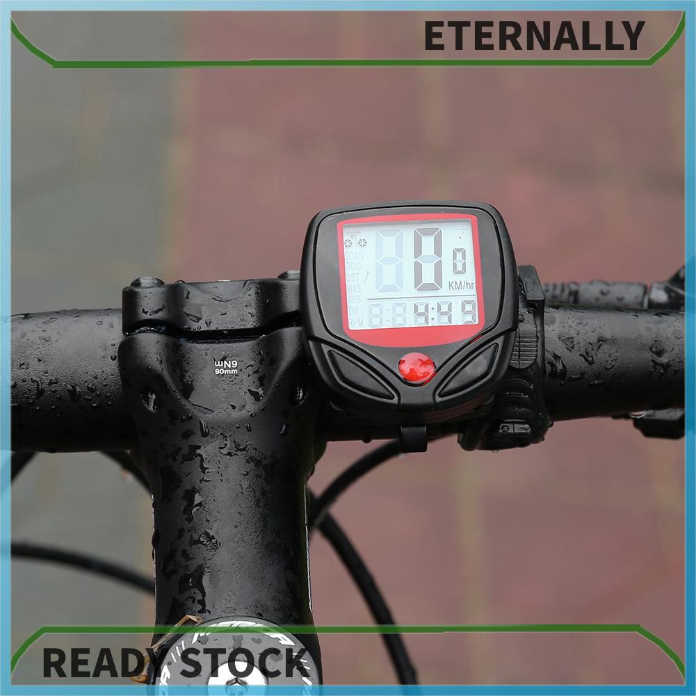 Đồng Hồ Đo Tốc Độ Cho Xe Đạp Màn Hình lcd Chống Thấm Nước 15 Chức Năng