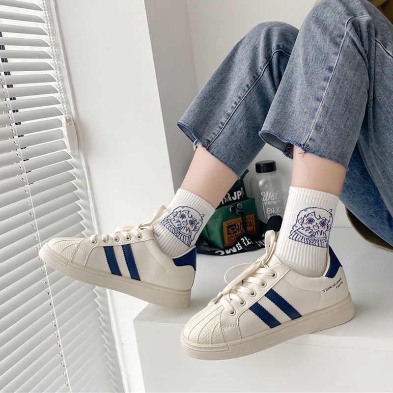 Giày Thể Thao Hở Ngón Màu Trắng Thời Trang Dành Cho Nữ