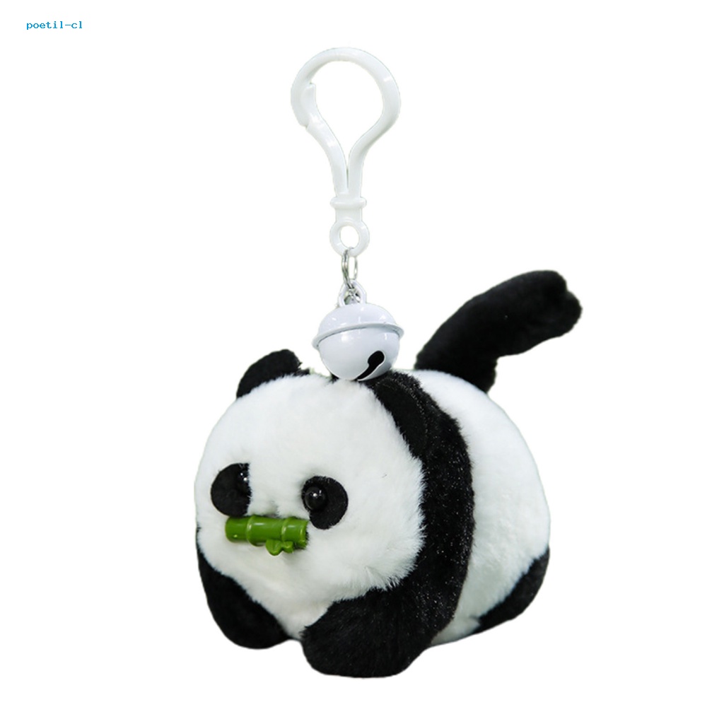 Poetil Đồ Chơi Gấu Trúc Nhồi Bông Chạy Pin Không Dùng Pin Có Chuông Dễ Thương Mới Lạ Cho Bé Trai Mẫu Giáo