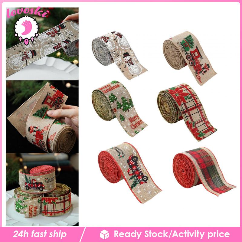 Cuộn Dây Ruy Băng diy Đa Năng Trang Trí Giáng Sinh