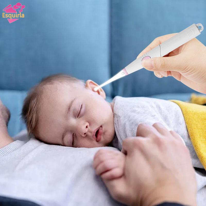 Esquirla Dụng Cụ Lấy Ráy Tai Có Đèn led 2 Đầu Thay Thế Cho Người Lớn Và Trẻ Em