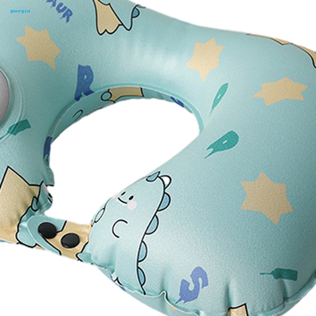 Georgia] Gối Kê Cổ Chữ u Thoải Mái Khi Đi Du Lịch / Tàu Lửa / Máy Bay Hoạt Hình