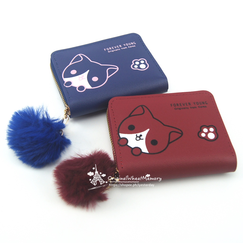 Ví Ngắn mini Hình Cún Con Dễ Thương Phong Cách Hàn Quốc Dành Cho Nữ