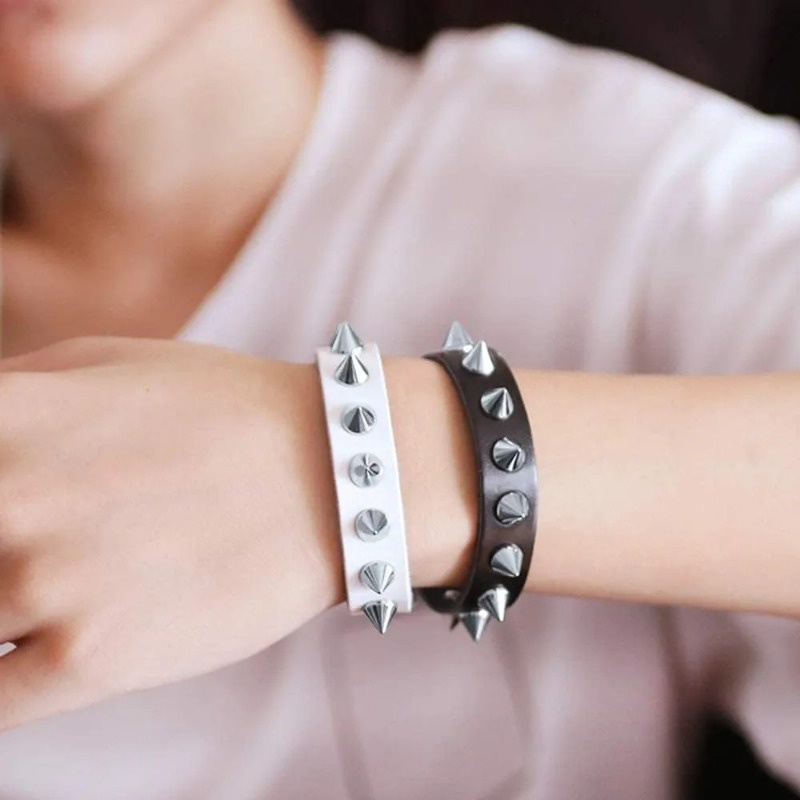 Set 10 Đinh Tán Kim Loại 10mm Hình Nón Dùng Để Trang Trí Quần Áo / Túi Xách