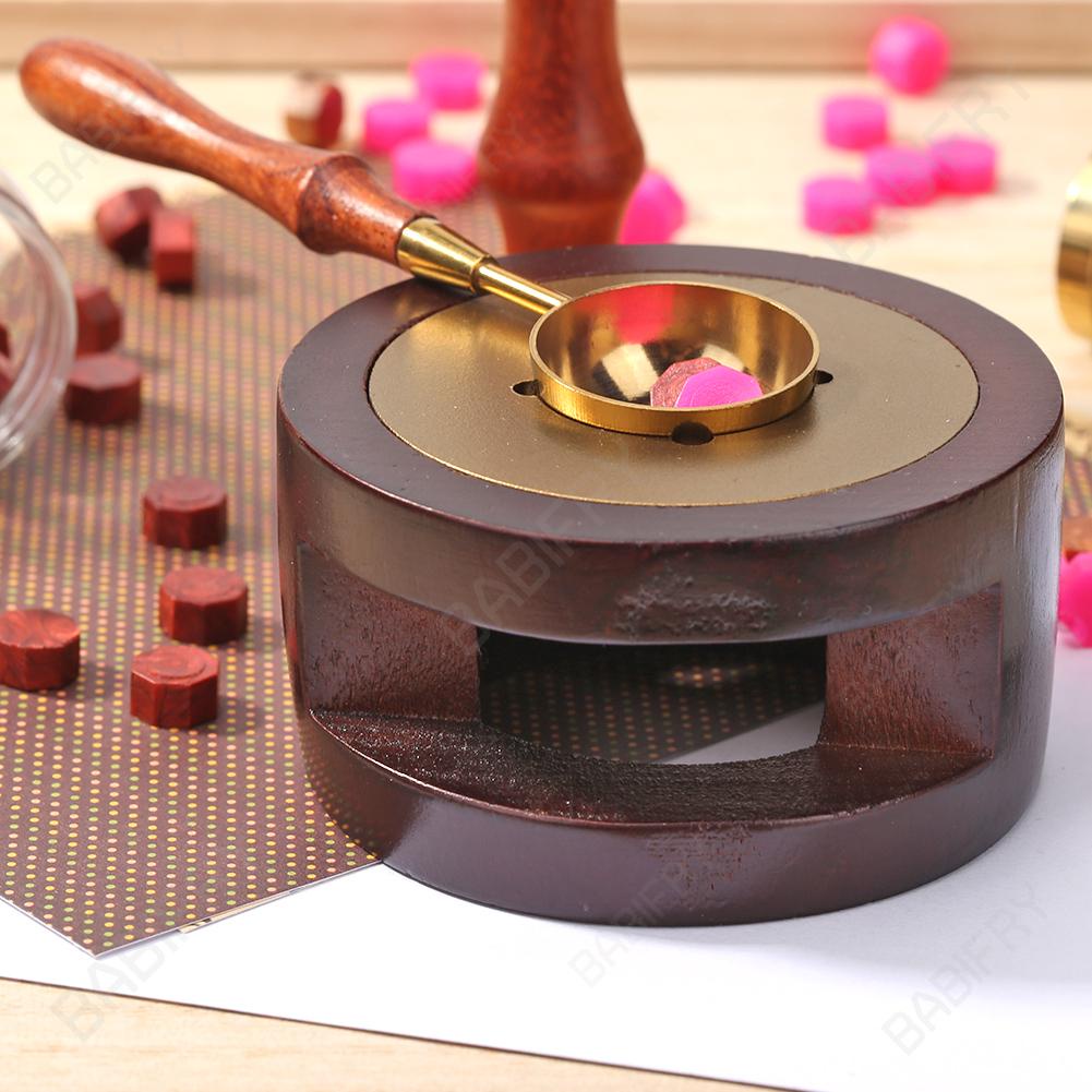 Nồi Nấu Sáp Đóng Dấu Niêm Phong Đồ Nội Thất Phong Cách vintage