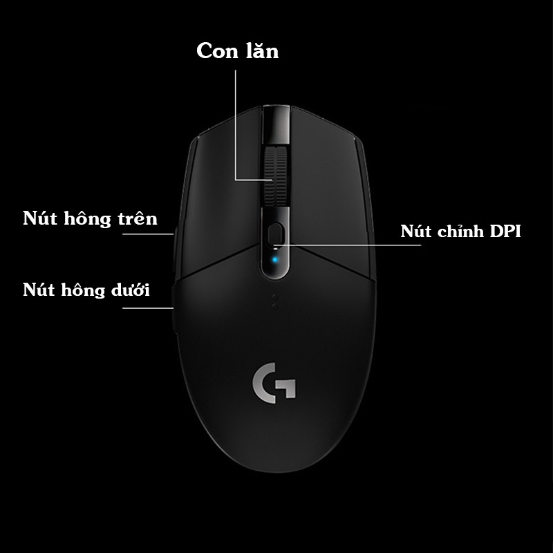 Chuột Gaming Logitech G304 - Logitech G304 Lightspeed 12.000 Dpi mới 100% nguyên seal