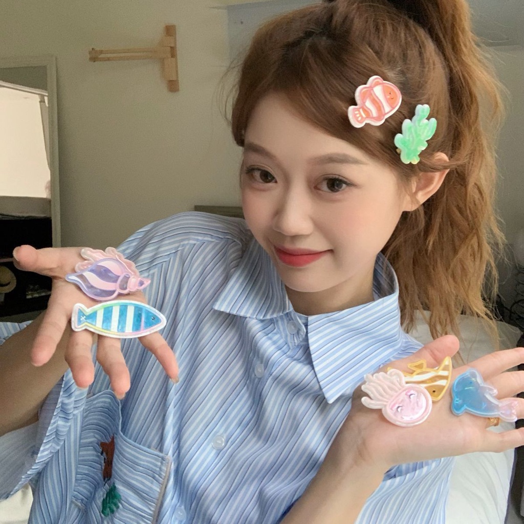 Kẹp Tóc Hình Cá Heo Dễ Thương Cho Nữ