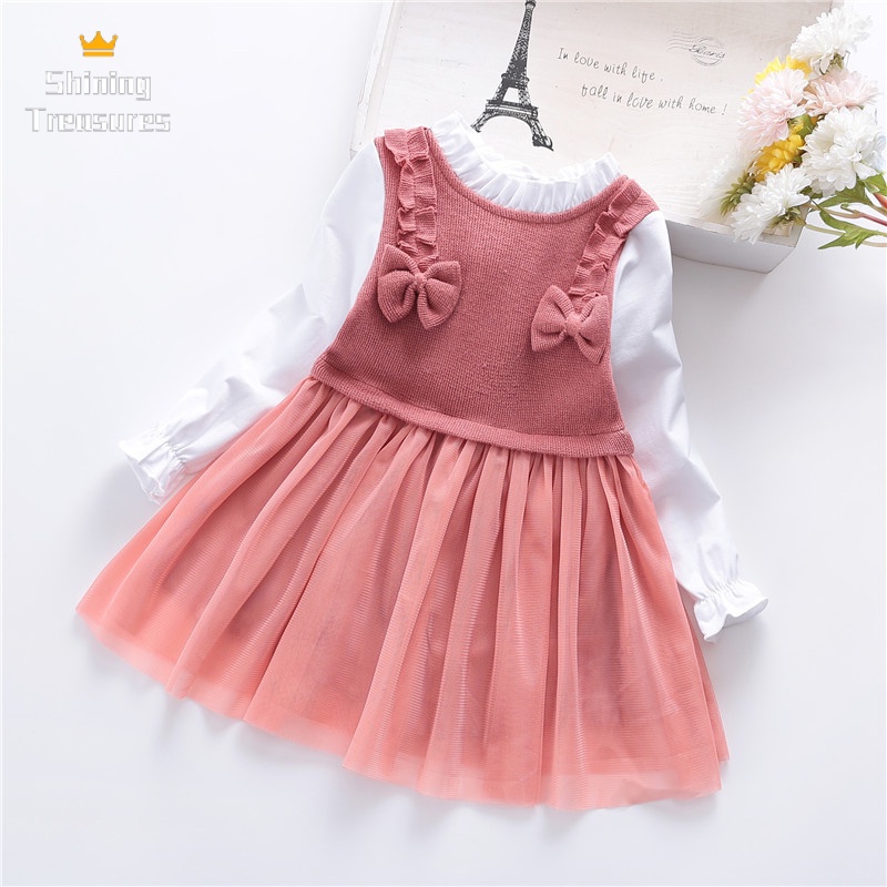 ShiningTreasures Váy Bé Gái váy váy trẻ em công chúa bé gái thời trang dễ thương đẹp 2023 NEW KLQ23919U2 38Z230918