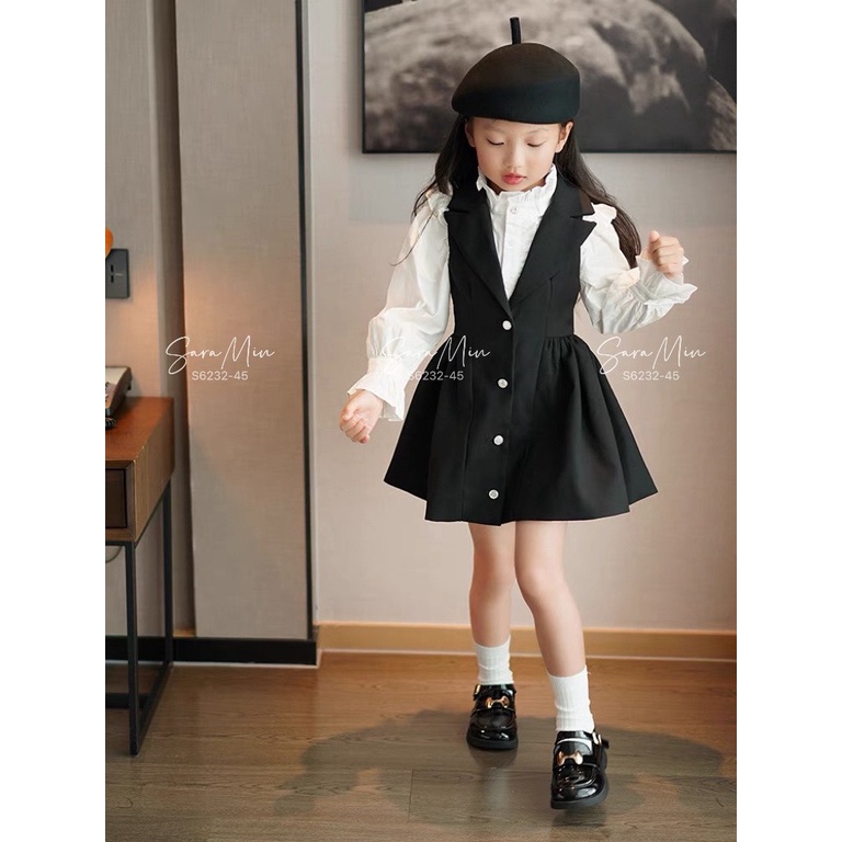 Set Đồ Màu Đen Bé Gái 12-48kg - Nụ Nọng Kids